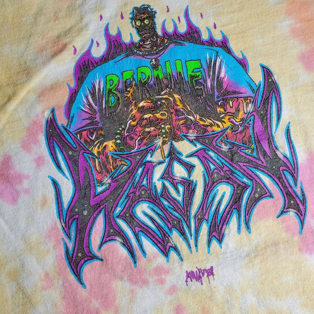 Hasan Piker Bernie Hasanabi Tie Dye Tee w Union Made label sz Medium